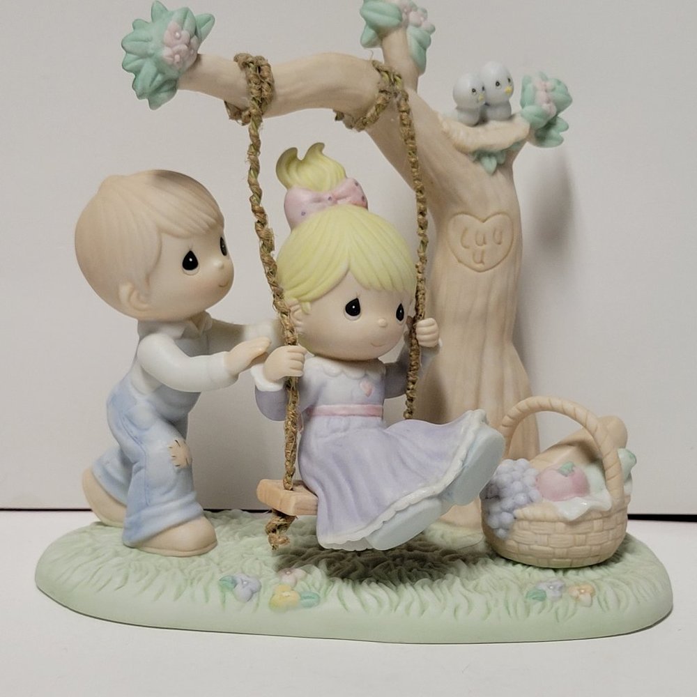 Precious Moments Figurine "You Make My Heart Swing"